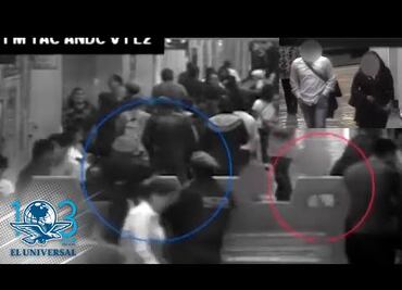Detienen a líder de carteristas que operan en el Metro