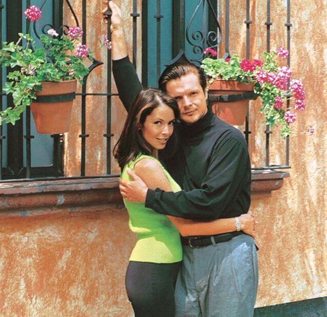 Mariana Levy y Ariel López Padilla se conocieron en 1994 cuando protagonizaron la telenovela "Vidas cruzadas".
Foto: Especial