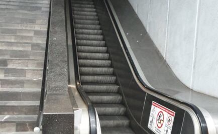 Madre e hija se accidentan en escaleras del Metro Balbuena