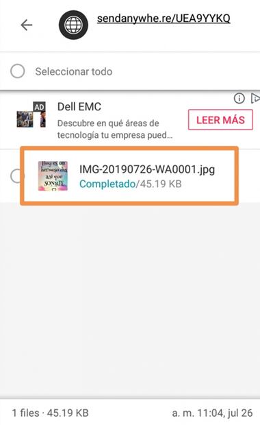 Cómo mandar imágenes de un celular a otro sin perder calidad