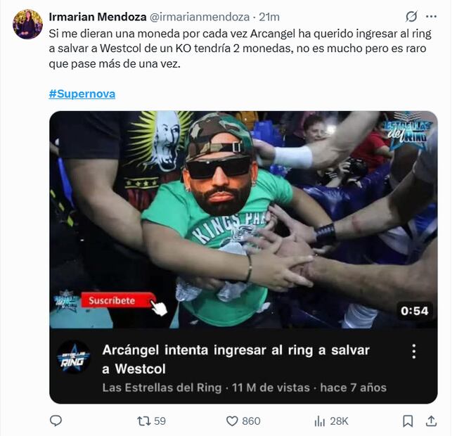 Usuarios en redes sociales compartieron memes y reacciones graciosas ante los primeros combates del Supernova Strikers 2025. Foto: Captura de pantalla