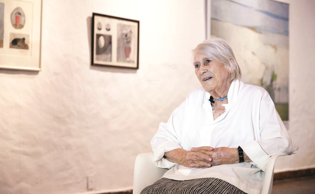 La pintora Joy Laville tenía 94 años de edad. Foto: Tony Rivera / EL UNIVERSAL