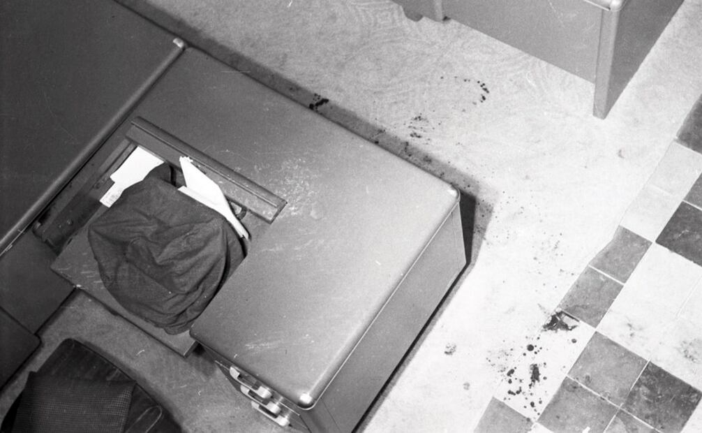 Escena del crimen en el homicidio del senador Altamirano Herrera. Foto: Manuel Montes de Oca/Archivo EL UNIVERSAL.
