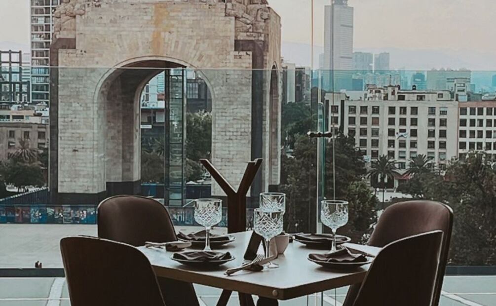 Arango Cantina, un restaurante con vista al Monumento a la Revolución. Foto: Instagram
