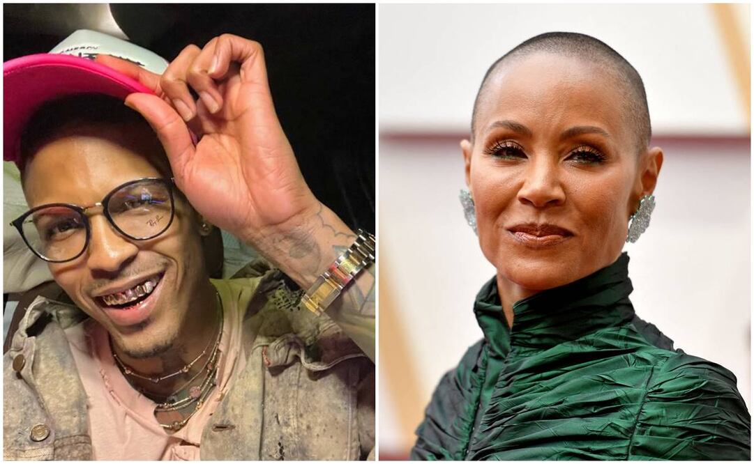 August Alsina y Jada Pinkett. Archivo. 