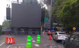 Continúan cerrados los carriles centrales de Paseo de la Reforma tras partido México vs Inglaterra; continúa retiro de pantallas del Fan Fest