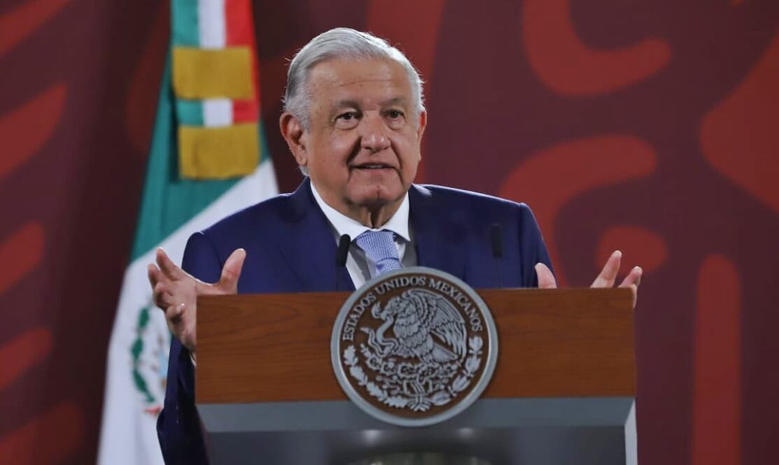 El presidente López Obrador acusó que quienes no quieren la democracia siempre buscan atemorizar, meter miedo, que la gente no salga. Foto: Fernanda Rojas