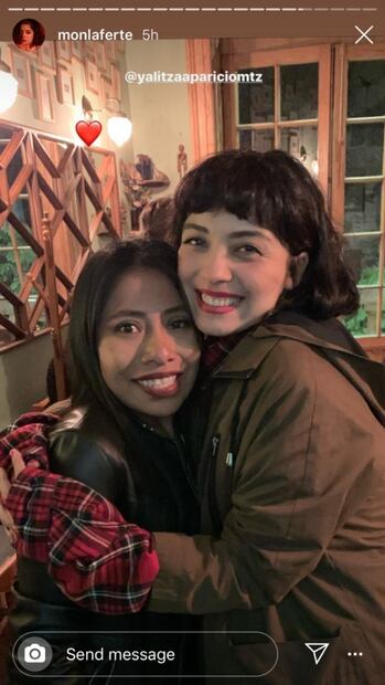 Yalitza celebró su cumpleaños con Dior y Mon Laferte