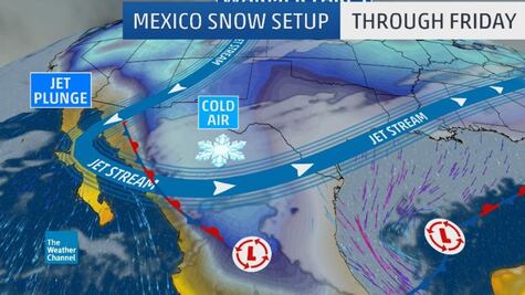 Así llega la primera tormenta invernal de la temporada