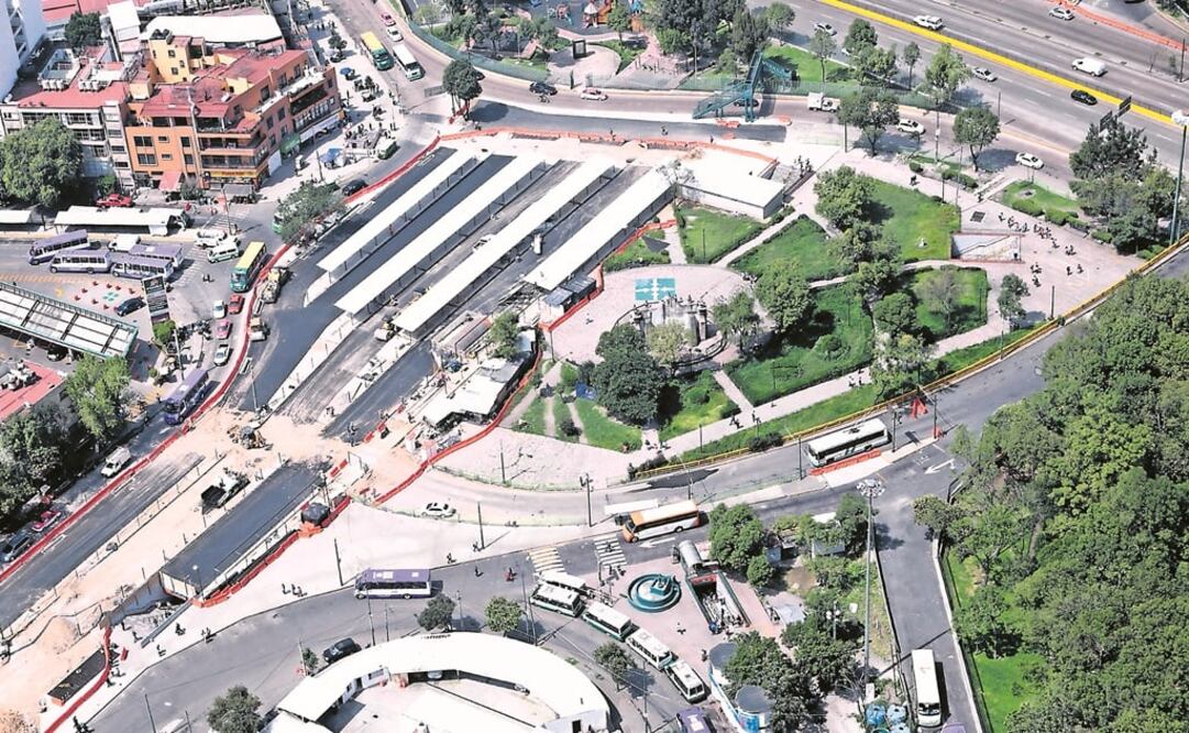 La modernización del paradero de Chapultepec se realizará en tres etapas (Berenice Fragoso / EL UNIVERSAL)
