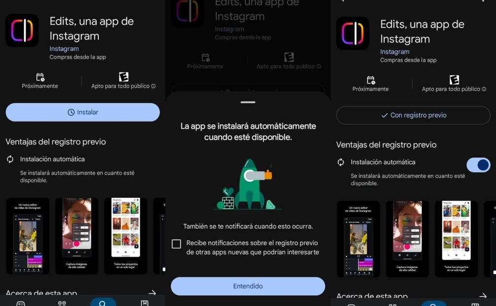 Novedades de Instagram. Imagen: captura de pantalla