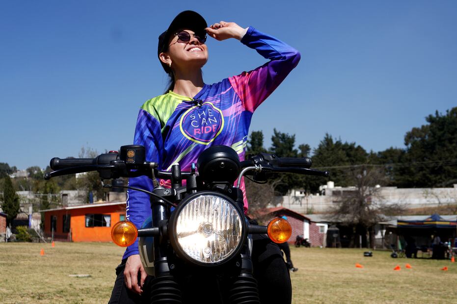 Claudia Ovalle, Fundadora de “She Can Ride” FOTO Diego Prado