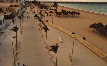 Progreso, Yucatán, estrena malecón con forma de olas