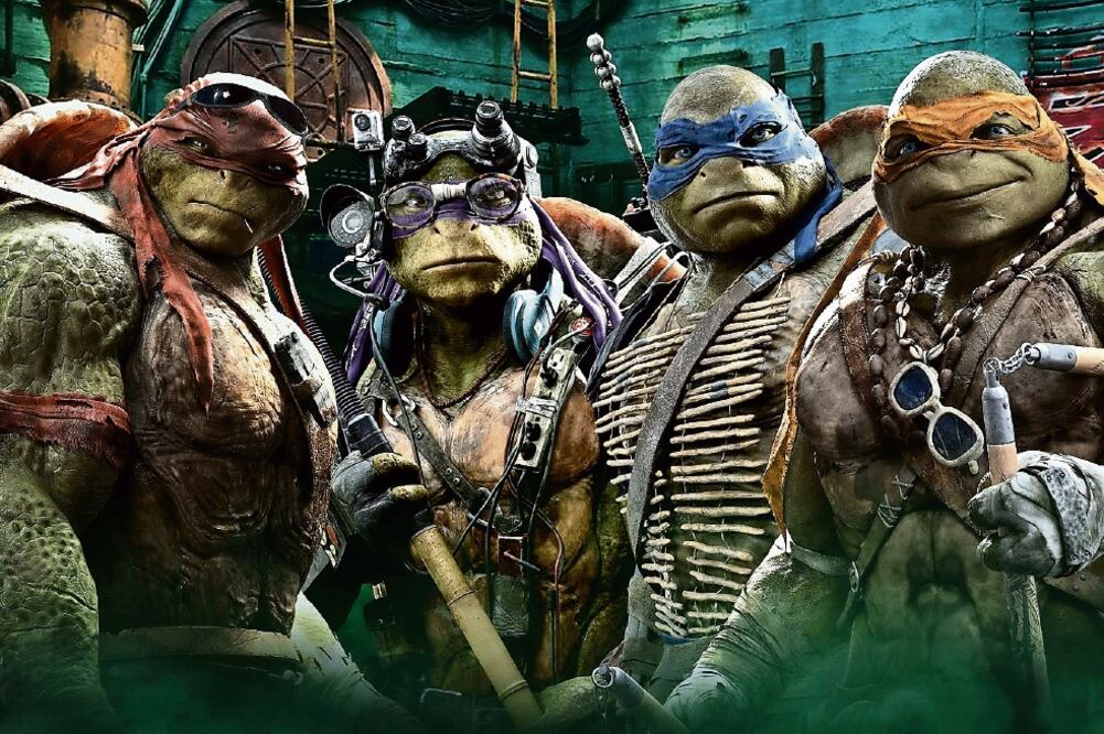 Miguel Ángel, Rafael, Donatello y Leonardo (FOTO: CORTESÍA)