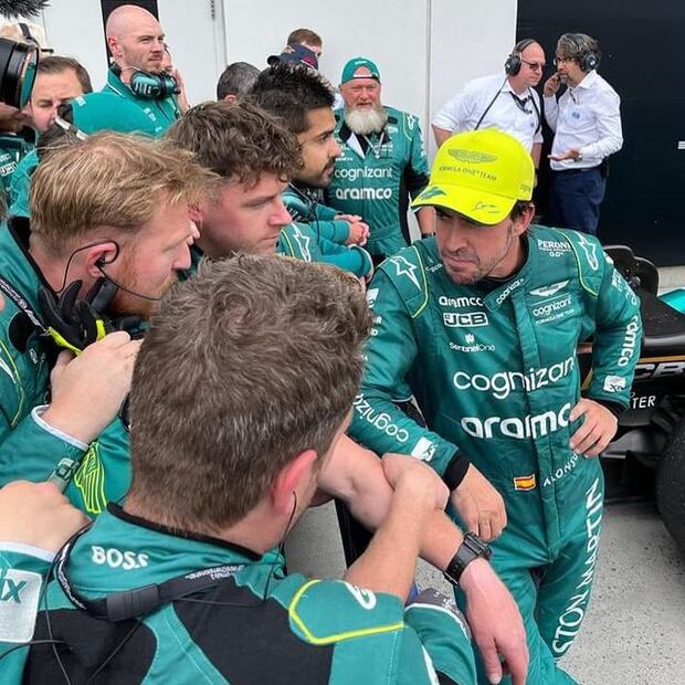 Fernando Alonso de cara al Gran Premio de Hungría - Foto: @fernandoalo_oficial en Instagram