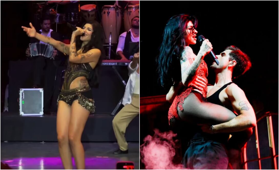 Cazzu en el concierto que ofreció este lunes, 18 de mayo, en Querétaro.
Fotos: Instagram, vía @cazzuglobal & @cazzu