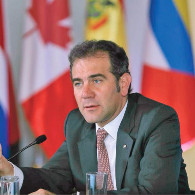 El titular del INE, Lorenzo Córdova, habló sobre la disposición del organismo para dar asesoría técnica a la Cámara de Diputados. (ARCHIVO EL UNIVERSAL)