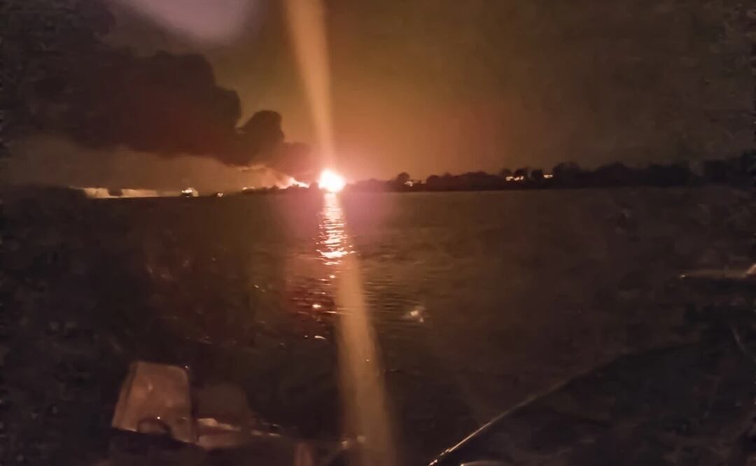 La vista del río Danubio desde Chilia Veche, en el este de Rumania, el 5 de septiembre de 2023. Foto: AP
