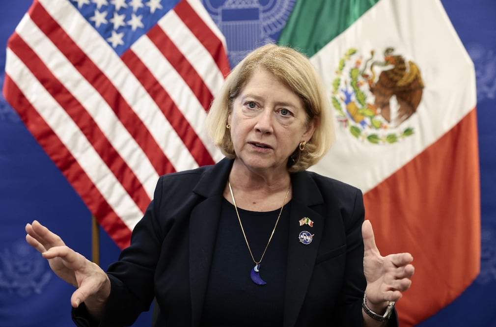 Pam Melroy, administradora adjunta de la NASA.
Foto: EFE/ José Méndez