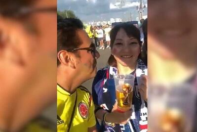 Difunden video de colombiano que pide a japonesa repetir que es "pu.."