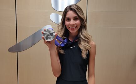Alegna González, agradecida con Rommel Pacheco y la Conade por el apoyo incondicional tras ganar presea en Japón