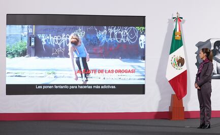 Sheinbaum presenta campaña antidrogas y se enfoca en fentanilo; lanza miniserie sobre inicio de adicciones en EU