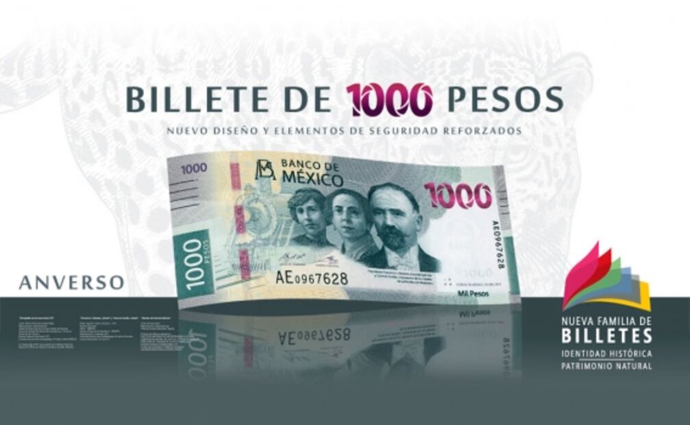 ¿Por qué el nuevo billete de 1000 pesos es más seguro?