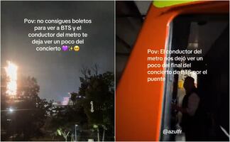 “¡El conductor es ARMY!”; chofer del Metro de CDMX detiene marcha de tren para dejar ver show de BTS en Estadio GNP Seguros