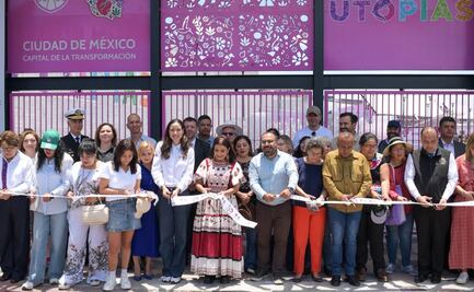 Clara Brugada inaugura Utopía Acatitla en Iztapalapa; “las Utopías regresan a casa”, presume la jefa de Gobierno