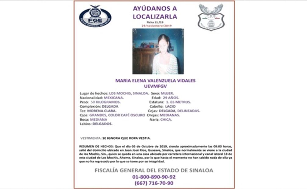 Desaparecen cuatro mujeres en Sinaloa