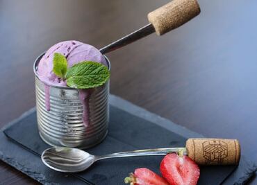 Aprende a preparar helado de vino