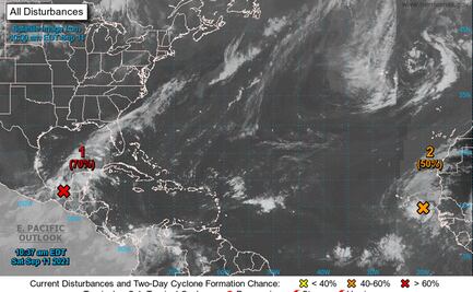 Prevén que onda tropical en el Golfo de México se convierta en tormenta