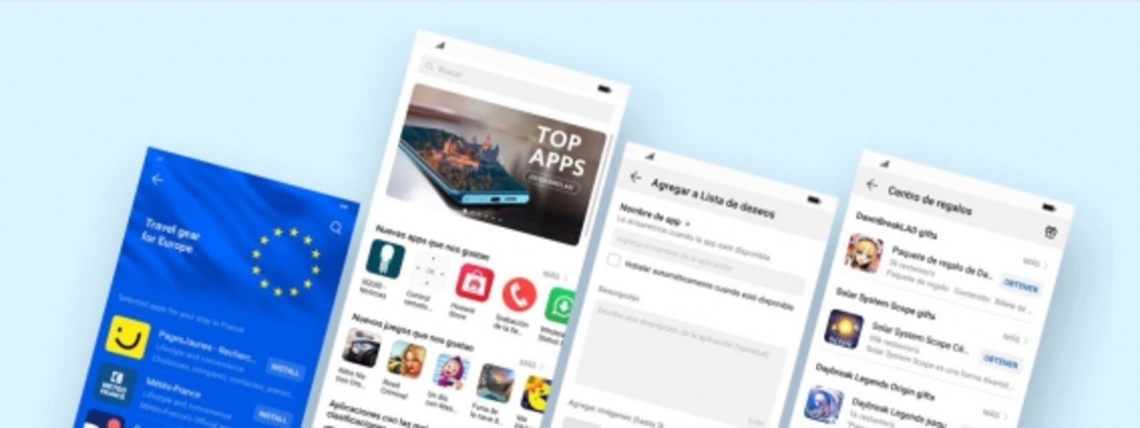 Ten todas tus apps favoritas en tu nuevo HUAWEI