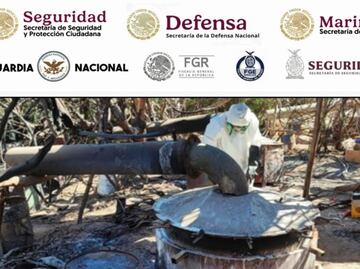 Desmantelan 27 laboratorios clandestinos en Sinaloa; decomisan precursores químicos y equipo especializado