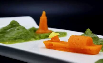Comida impresa en 3D con puré para avanzar en la gastronomía digital