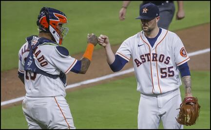 Astros de Houston se mantienen con vida