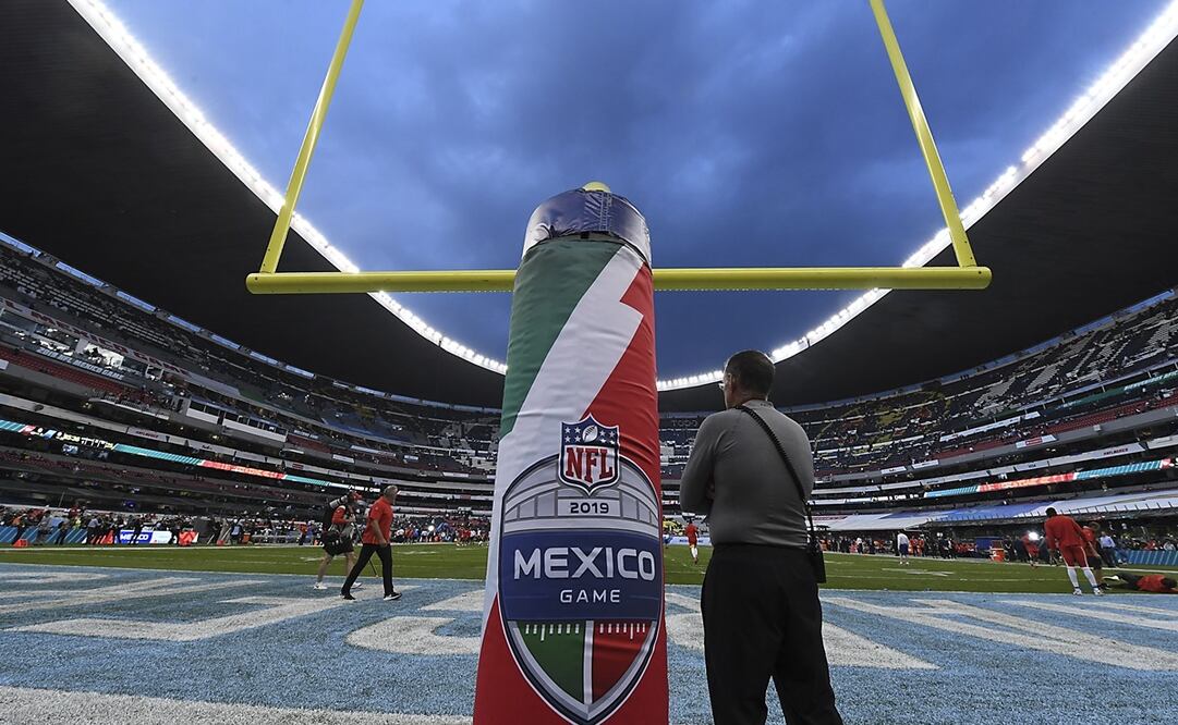 El estadio Azteca en el último partido de la NFL en México - FOTO: Imago7