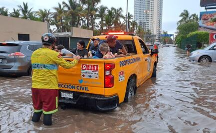 Un muerto, cortes de energía, caída de árboles e inundaciones deja “Beatriz” en Mazatlán, Sinaloa