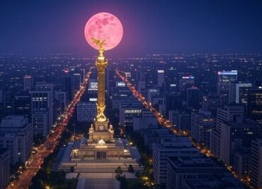Luna Rosa 2025; ¿a qué hora ver el fenómeno astronómico hoy, 12 de abril, en México?