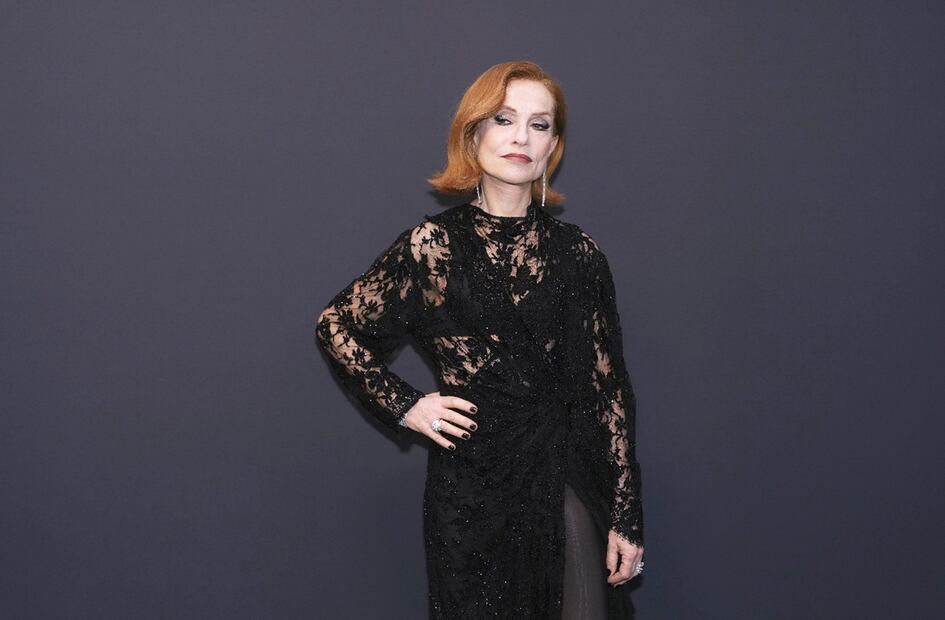 Isabelle Huppert en al cena "Kerrin Woman in Motion" en Cannes.
Foto: AFP