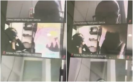 Captan robo durante transmisión de clase en línea