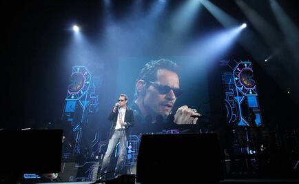 Marc Anthony batalla con la altura pero da gran show en el Palacio