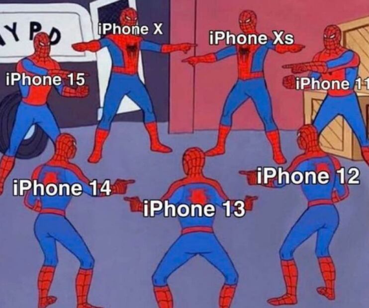 Memes iPhone 16. Foto: Redes sociales