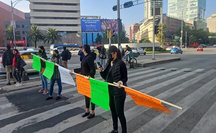 VIDEO Tras 7 horas de protestas, trabajadores del SAT liberan vialidades en distintos puntos de CDMX, pero mantienen bloqueo en Reforma