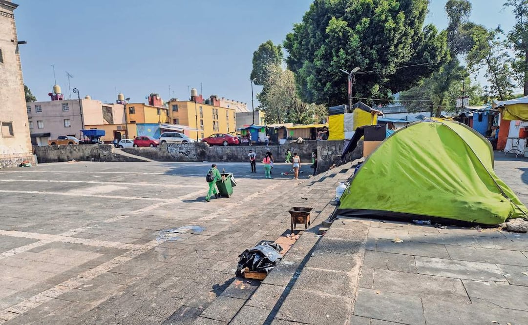 Más de 700 personas fueron reubicadas del campamento de la Soledad: Secretaría de Gobierno. Foto: Jorge Medellín | El Universal
