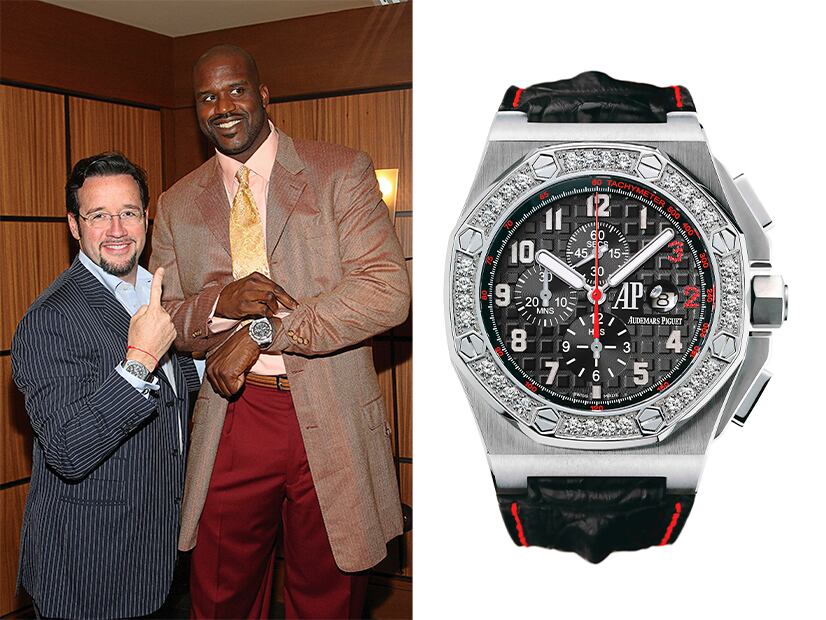 En 2007, Bennhamias entregaba a Shaquille O´Neal la edición especial creada para uno de los campeones de la NBA más respetados de la historia
