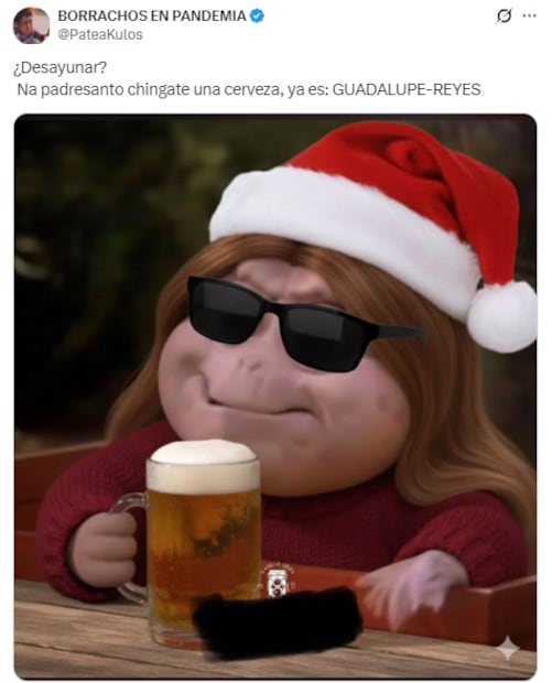 Memes para dar la bienvenida al Maratón Guadalupe-Reyes. Foto: X