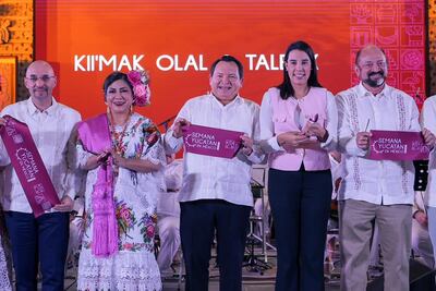 Gobernador Joaquín Díaz Mena inaugura en CDMX la Semana de Yucatán; reunirá lo mejor de la cultura, gastronomía y tradición