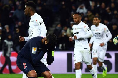El PSG, eliminado en Copa por el Guingamp