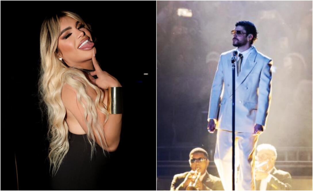 Wendy Guevara y Bad Bunny.
Fotos: Instagram y Hugo Salvador / EL UNIVERSAL